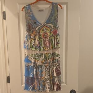 Desigual Vibrant Patterned Mini Dress